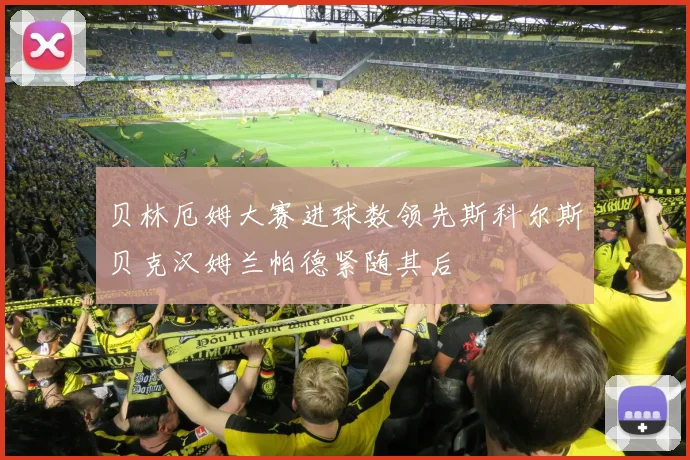 贝林厄姆大赛进球数领先斯科尔斯贝克汉姆兰帕德紧随其后