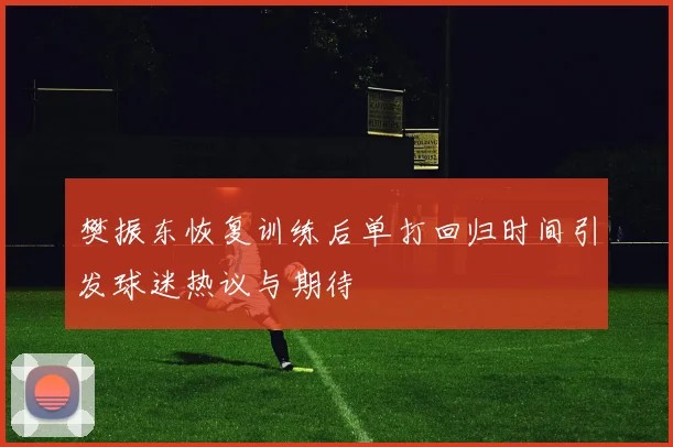 樊振东恢复训练后单打回归时间引发球迷热议与期待