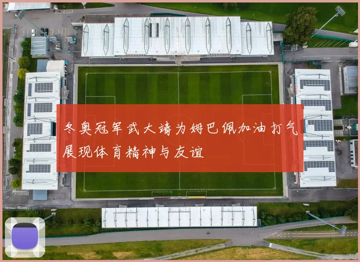 冬奥冠军武大靖为姆巴佩加油打气展现体育精神与友谊